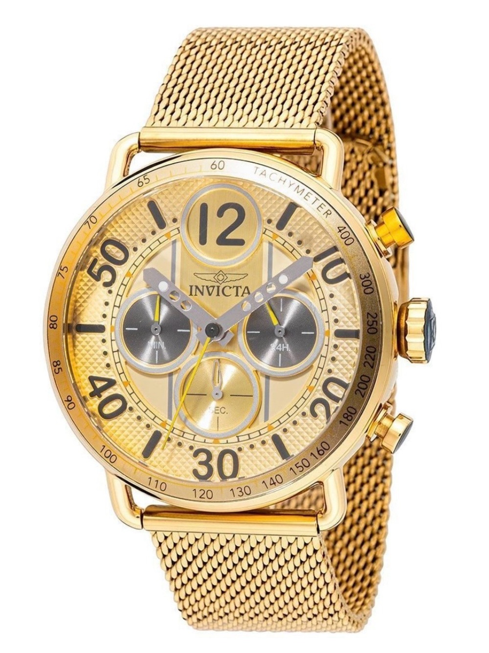 Invicta Speedway Vertexia Men's Watch - 44mm, Gold new